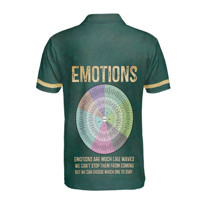 Petthouse | Emotions Are Much Like Waves Polo Shirt Emotions Sport Shirt Friends Gift