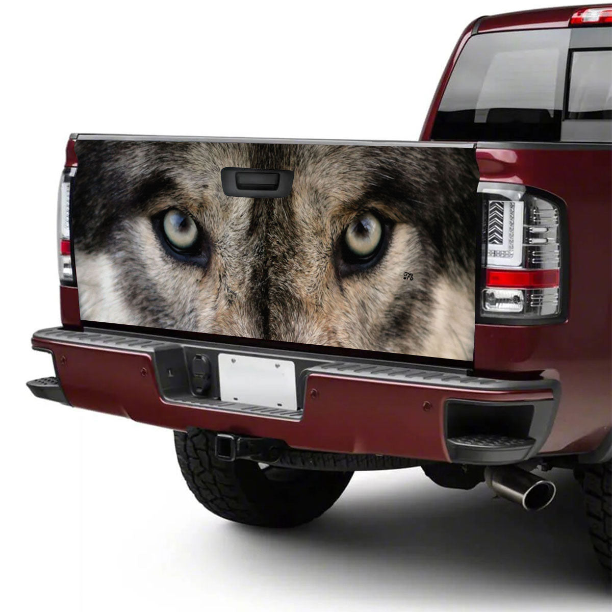 Petthouse | Wild Wolf Tailgate Wrap Wolf Eyes Wrap Wolf Look At You Cover Wolf Lover Car Cover Car Decor