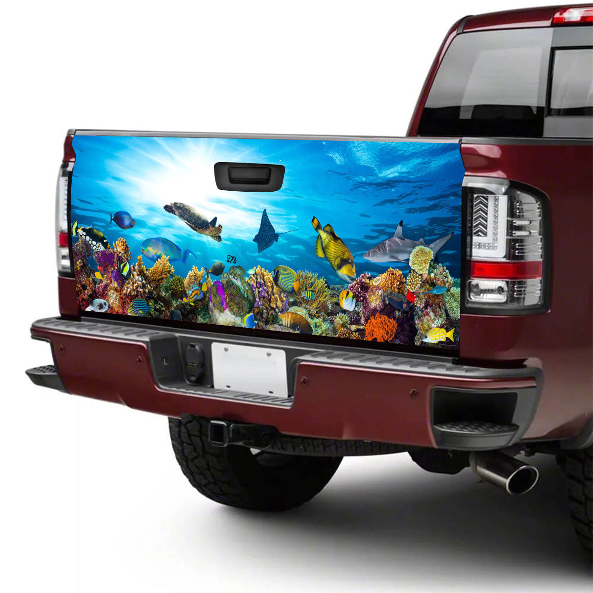 Petthouse | Life Under The Sea Wrap Undersea Scene Tailgate Cover Sea Lover Gift Car Decoration