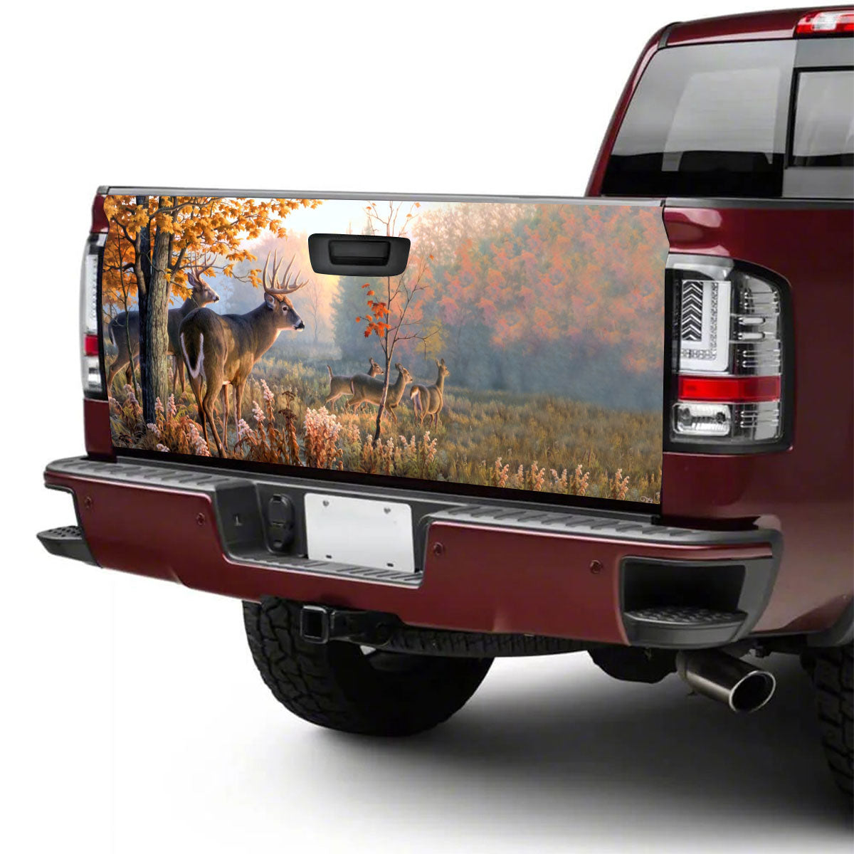 Petthouse | Hunting Forest Deer Doe Buck Tailgate Wrap, Hunter Dad Truck Decor Gift