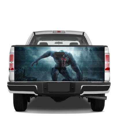 Petthouse | Wolfman Tailgate Wrap Halloween Night Wrap Moon Night Cover Monster Wrap Halloween Decor