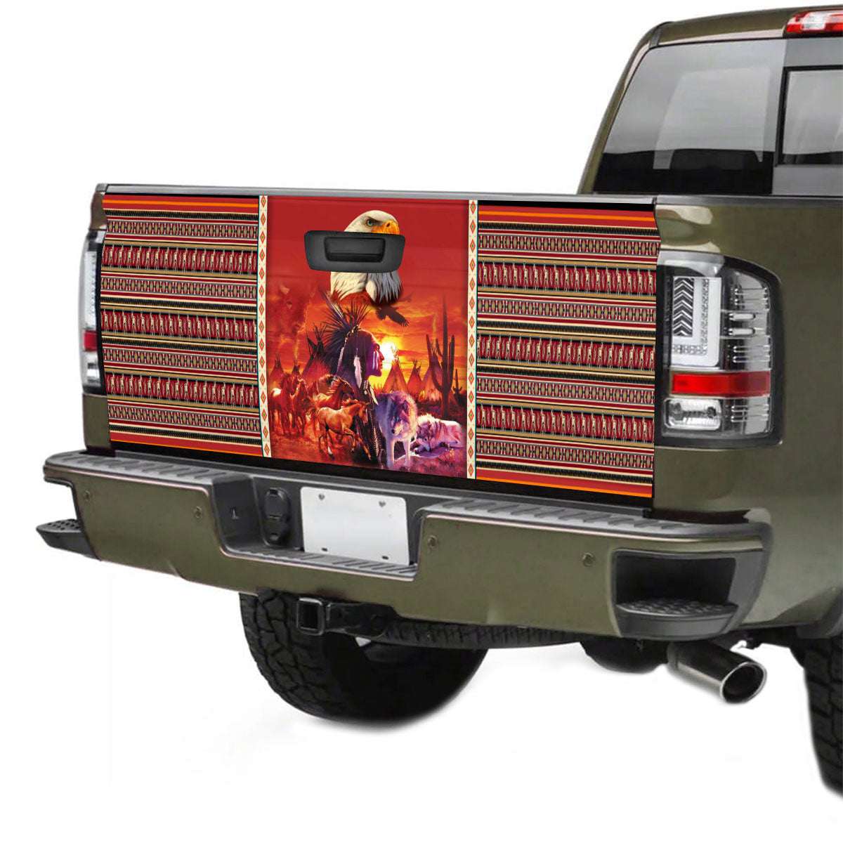 Petthouse | Truck Decals Native American   Truck Tailgate Decal Sticker Wrap Car Rear Window Sticker Native