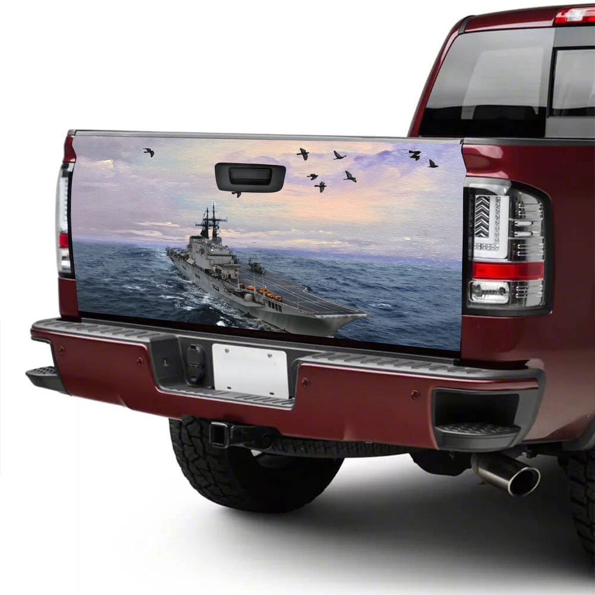 Petthouse | Battleship Ocean Tailgate Wrap Vinyl Graphic Decal Ship Sticker Truck Decoration