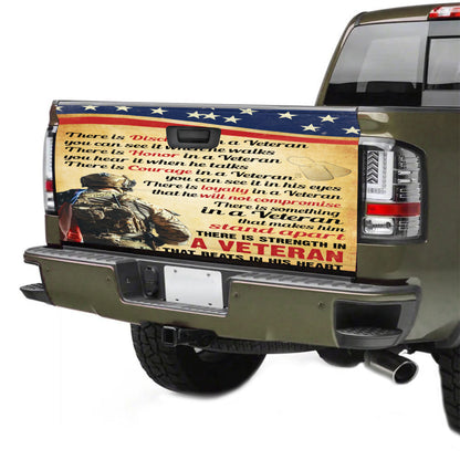 Petthouse | Veteran Truck Tailgate Decals American Honor Veteran Tailgate Decals For Trucks Graphic Wrap