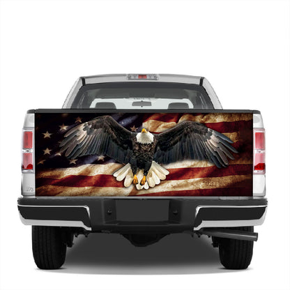 Petthouse | Eagle Birds Lovers Vintage American Tailgate Wrap, Patriotic Day Gift