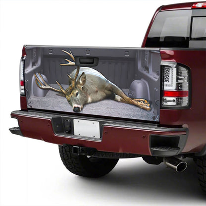 Petthouse | Lying Deer Tailgate Wrap Deer Hunting Hunter Gift Car Decor