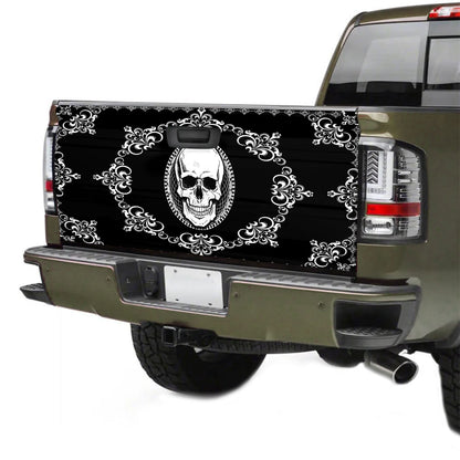 Petthouse | Truck Decals Skull Danmask Seamless Tailgate Wrap Graphic Decals Bumper Sticker Truck Tailgate Wrap