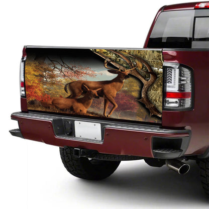 Petthouse | Couple Deer Tailgate Wrap Deer Hunting Truck Tailgate Decal Valentine Gift Hunter Gift