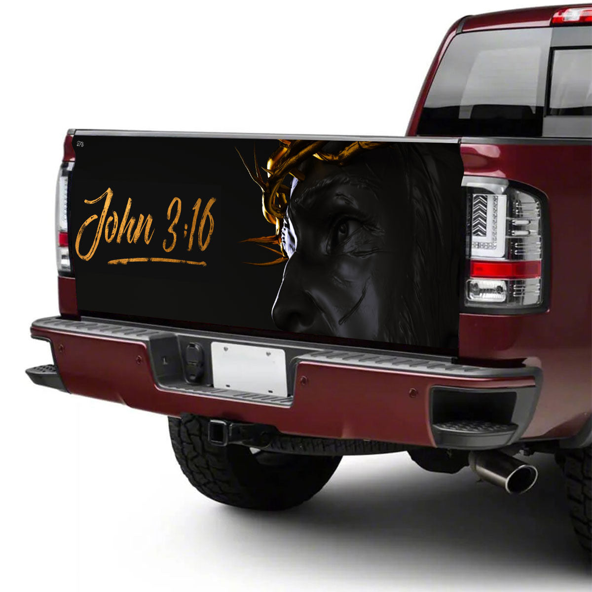 Petthouse | Jesus Christ Tailgate Wrap Christ God Tailgate Cover Christian Car Decal Car Accessories