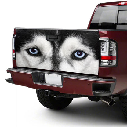 Petthouse | Siberian Husky Eyes Tailgate Wrap Vinyl Graphic Decal Sticker Dog Graphic Wraps Car Accessories