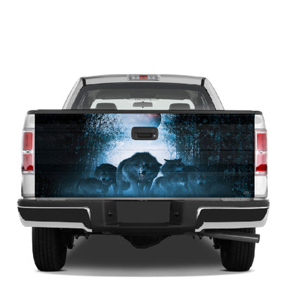 Petthouse | Wolves Evil Wrap Car Tailgate Wrap Honor Wolves Cover Halloween Cover Halloween Decor