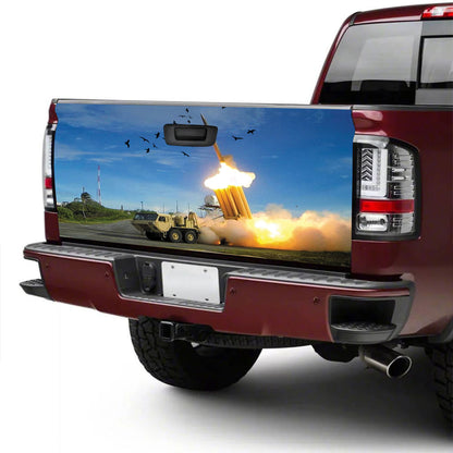 Petthouse | Rocket Tailgate Wrap Decal Tank Sticker Truck Decoration Gift For Family And Friends