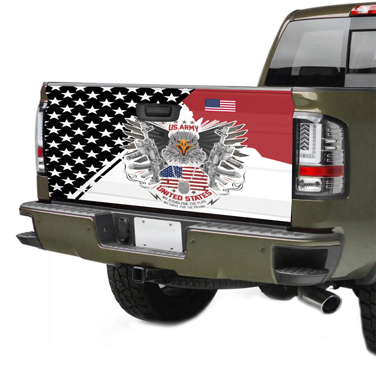 Petthouse | Truck Tailgate Wrap Eagle United States American Flag Tailgate Wrap American Patriot Accessories