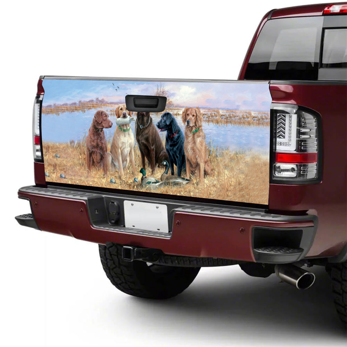 Petthouse | Labrador Retriever Tailgate Wrap, Hunting Dog Tailgate Wrap, Duck Hunting Tailgate Wrap