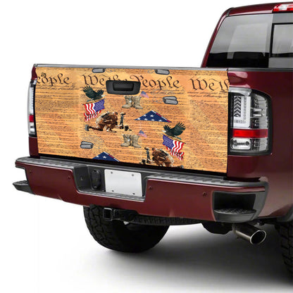 Petthouse | Veteran Kneel For The Flag Truck Tailgate Wrap American We The People Veteran Boots