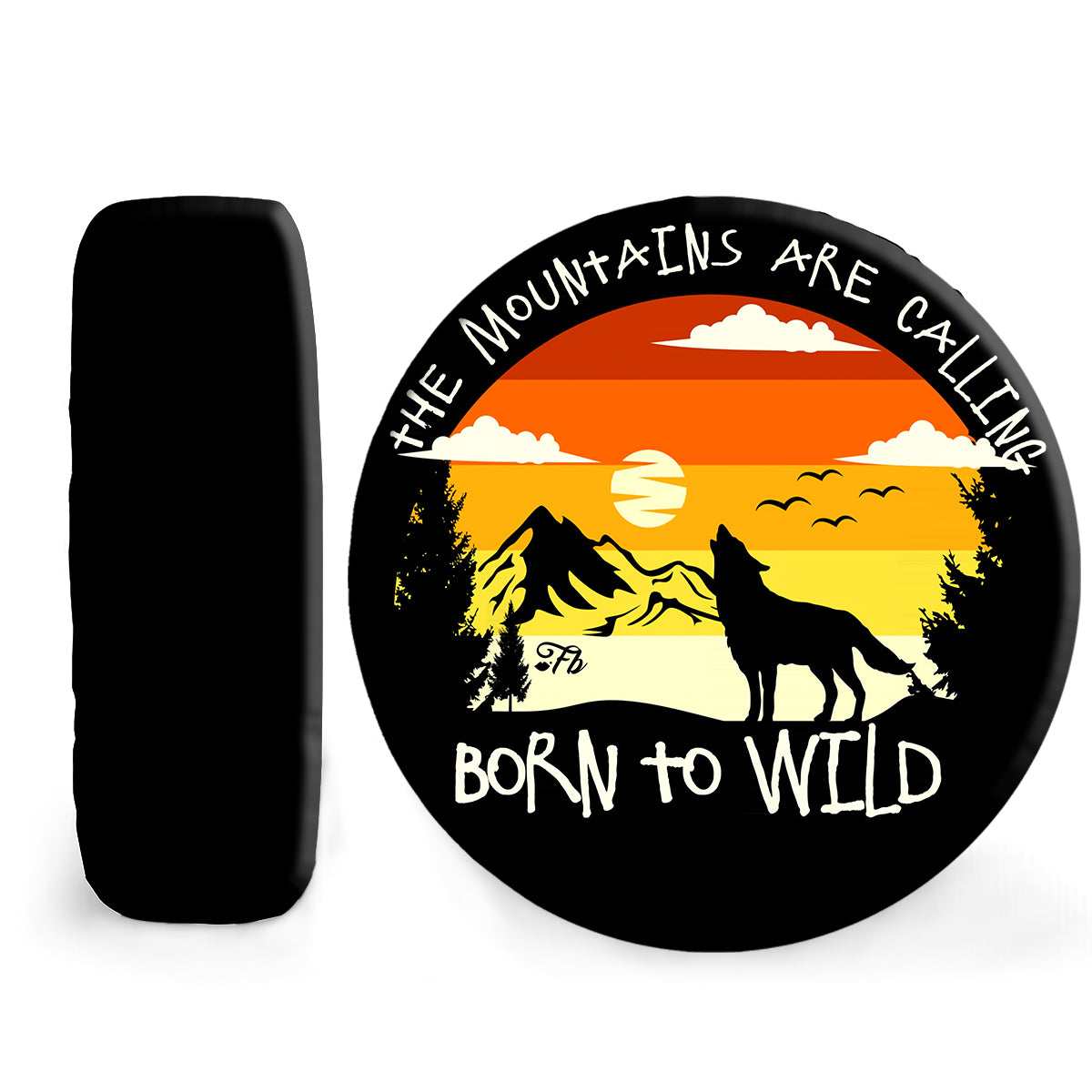 Petthouse | The Mountains Are Calling Cover Born To Wild Wrap Wild Wolf Art Cover Car Decoration