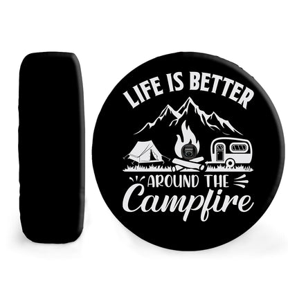 Petthouse | Campfire Spare Tire Cover Car Camping Wheel Tire Cover New Car Gift Tire Wheel Protector