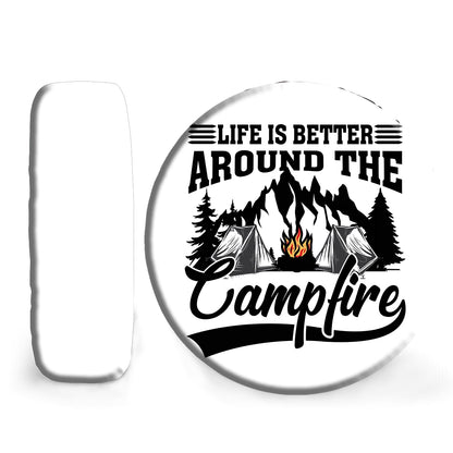 Petthouse | Camping Spare Tire Cover Car Accessories Happy Camper Wheel Cover For Car Camping Lover Gift