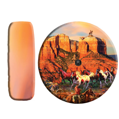 Petthouse | Cowboy Spare Tire Cover Horses Tire Protector New Car Gift Car Accessory Sedona