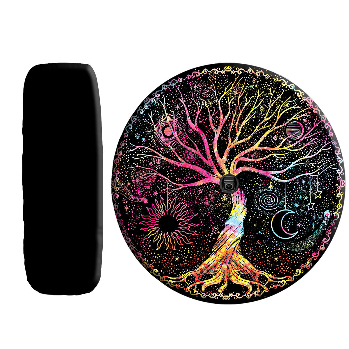 Petthouse | Kanuyee Tree Of Life Sun Moon Galaxy Spare Tire Cover Truck Decoration Gift For Family