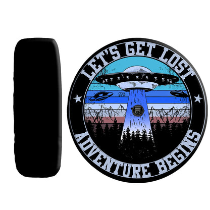 Petthouse | Space Ufo Alien Let's Get Lost Adventure Begins Spare Tire Cover Truck Decoration Space Lovers Gift