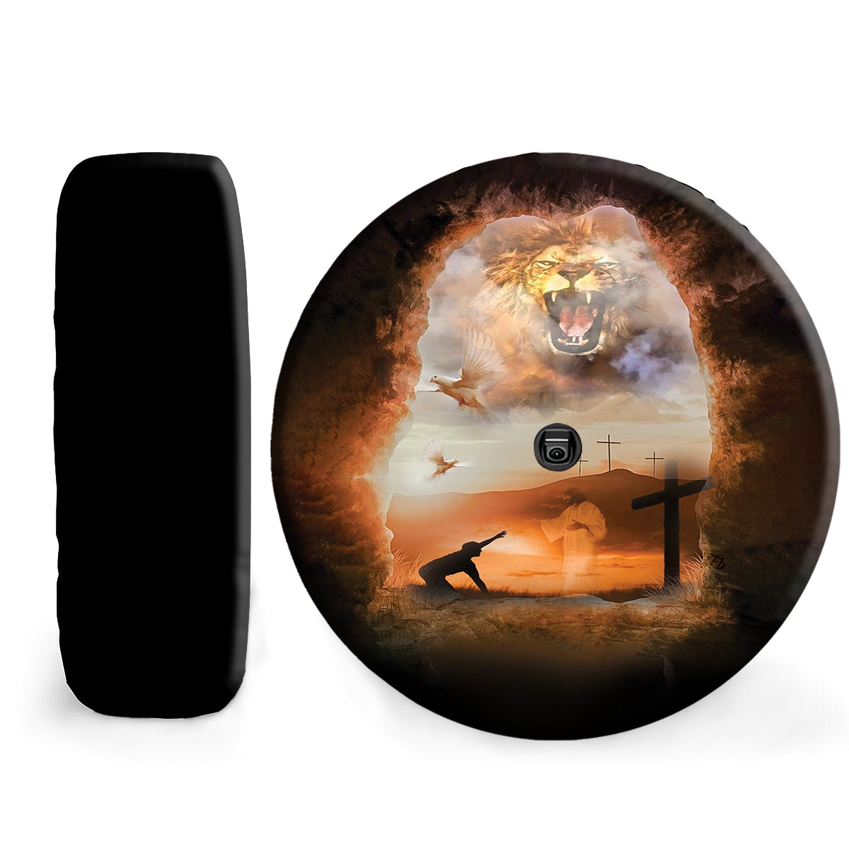 Petthouse | Jesus Spare Tire Cover Religious Car Accessory  Gifts For Christians