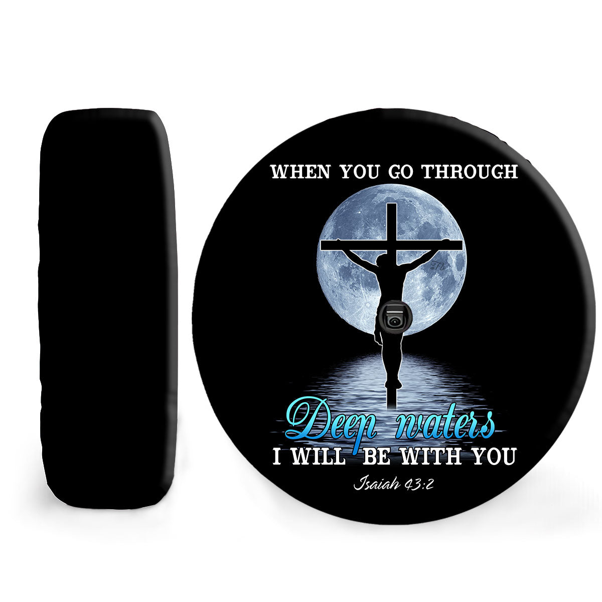 Petthouse | Jesus Christ Holy Bible Trailer Spare Tire Cover Christian Tire Covers Gift For New Car