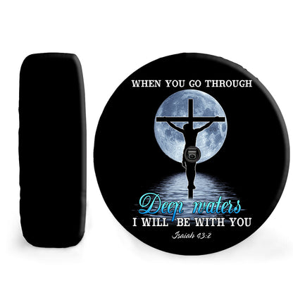 Petthouse | Jesus Christ Holy Bible Trailer Spare Tire Cover Christian Tire Covers Gift For New Car