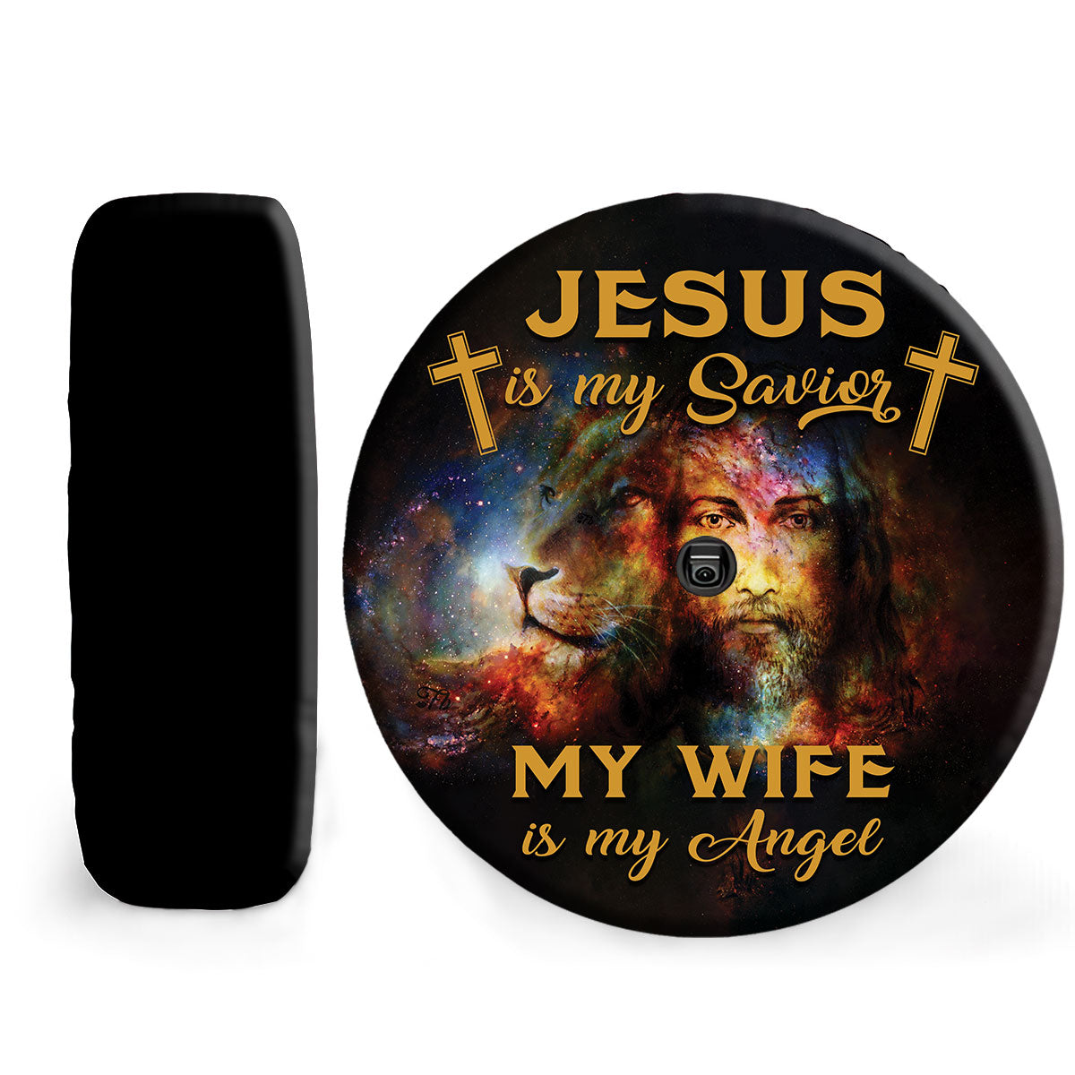 Petthouse | Jesus Christ Lion Of Judah Spare Tire Cover Jesus Is My Savior Holy Bible Wheel Cover For Car