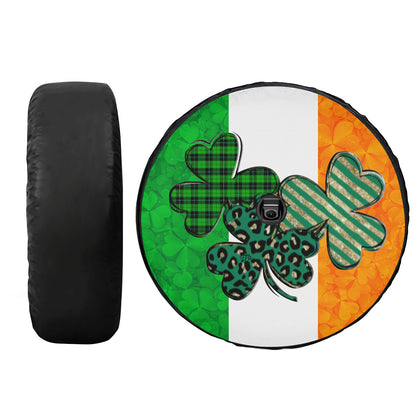 Petthouse | Irish Shamrock Leopard St Patricks Day Spare Tire Cover Happy Saint Patricks Day Irish Gift Ideas