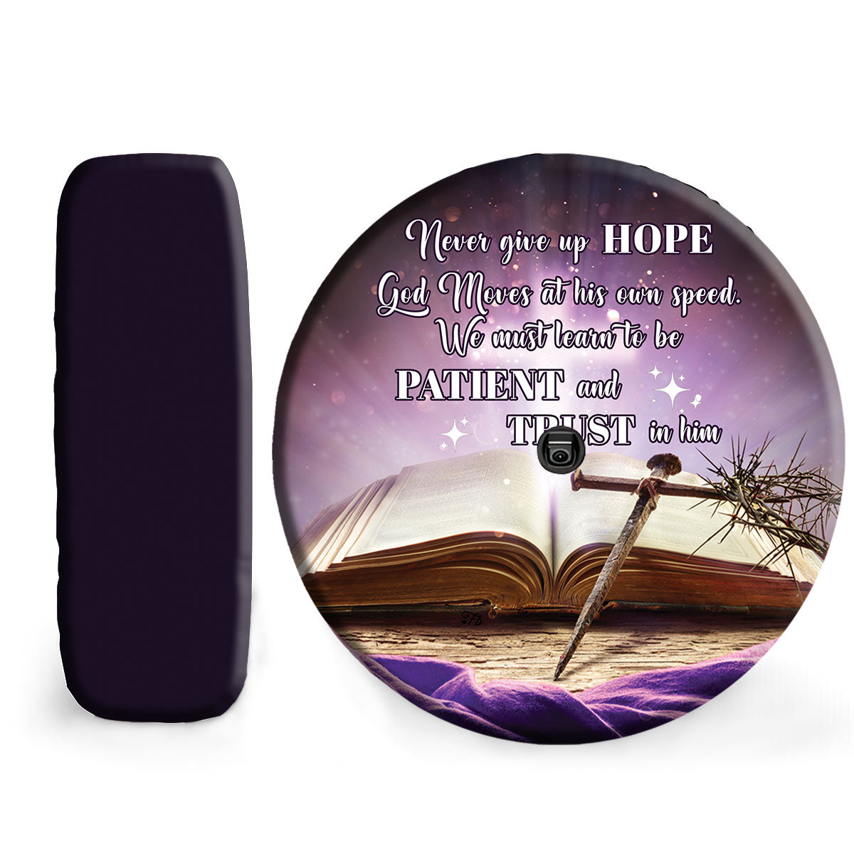 Petthouse | Bible Verse Jesus Spare Tire Cover Christian Tire Cover Christ The Redeemer Wheel Cover Decor