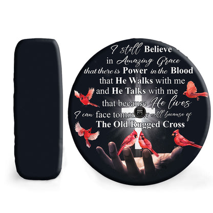 Petthouse | Cardinal Spare Tire Cover I Still Believe Tire Cover The Old Rugged Cross Wheel Cover  Accessories