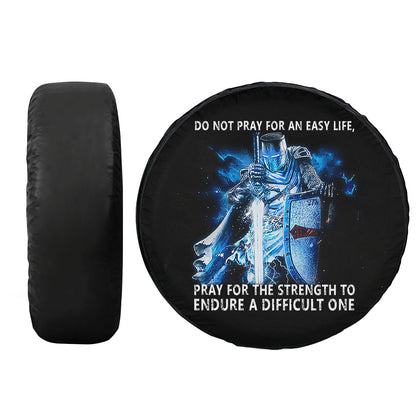 Petthouse | Temple Knights Tire Cover Christ Knight Spare Tire Cover Christ Warrior Tire Cover Christian Gift