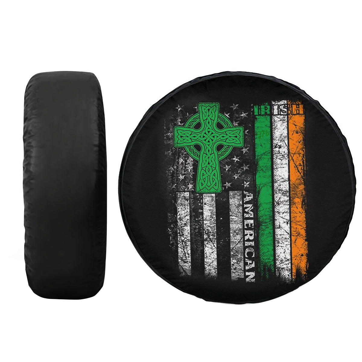 Petthouse | Irish Celtic Cross Spare Wheel Cover Irish American Irish By Blood Decor Car  Spare Tire Cover