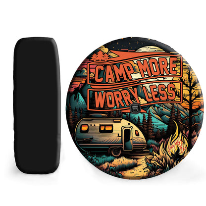 Petthouse | Camp More Worry Less Spare Tire Cover Car Camping Car Accessory New Car Gift Tire Covers For Car