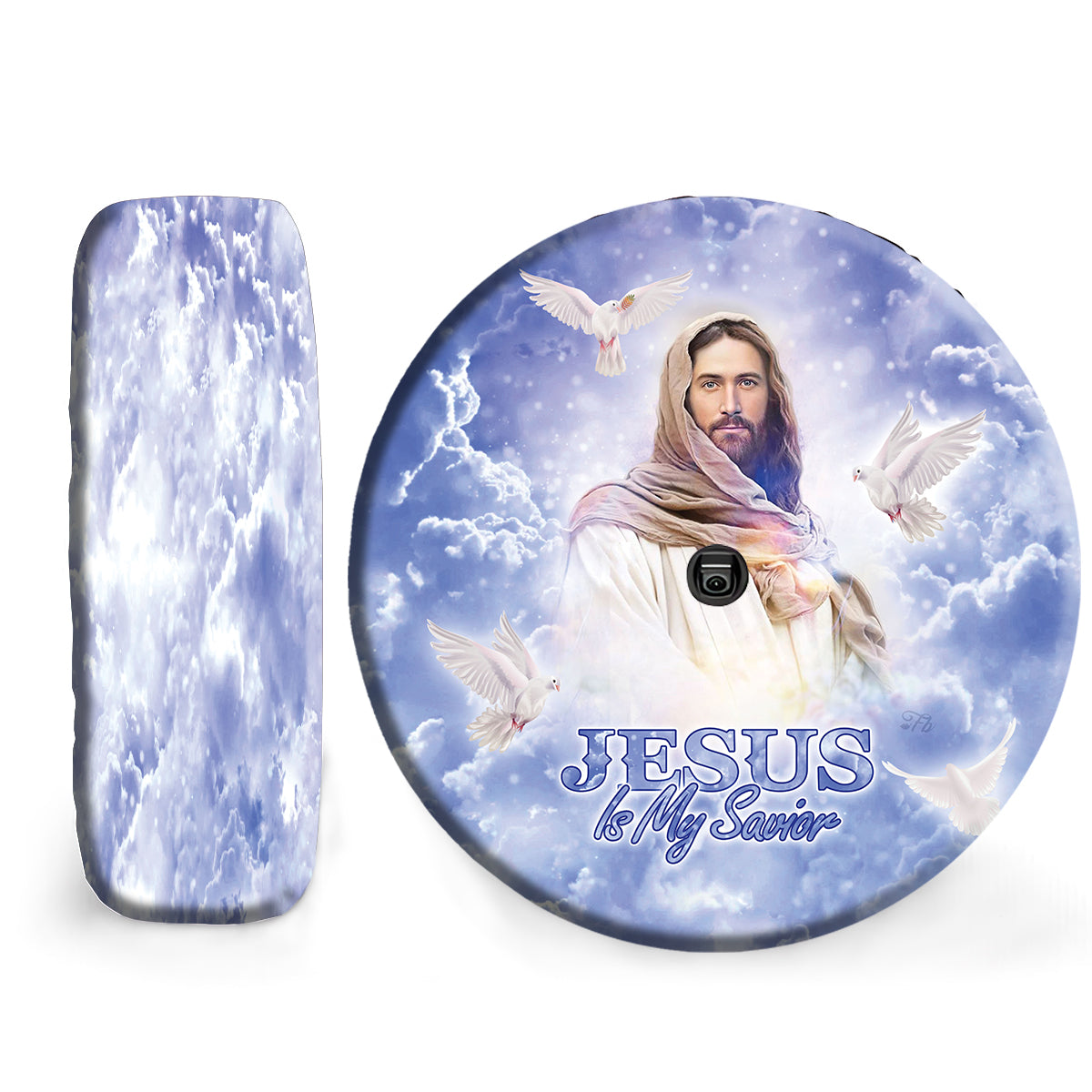 Petthouse | Jesus Is My Savior Spare Tire Cover Merry Christmas Tire Protector Jesus Believer Faith