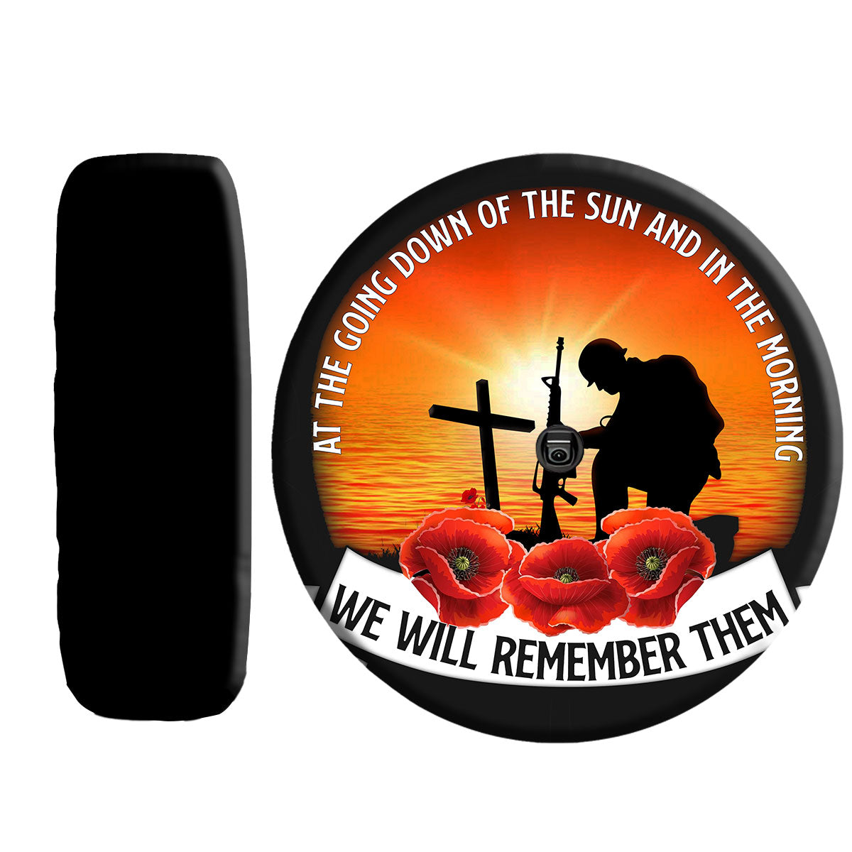 Petthouse | Veteran Remembrance Memorial Day Spare Tire Cover Soldier Truck Decoration Grandpa Daddy Gift