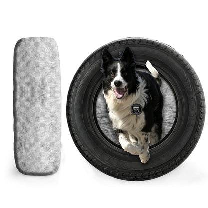 Petthouse | Border Collie Spare Tire Cover Dog Tire Protector Running Dog Wheel Cover For Trailers Dog