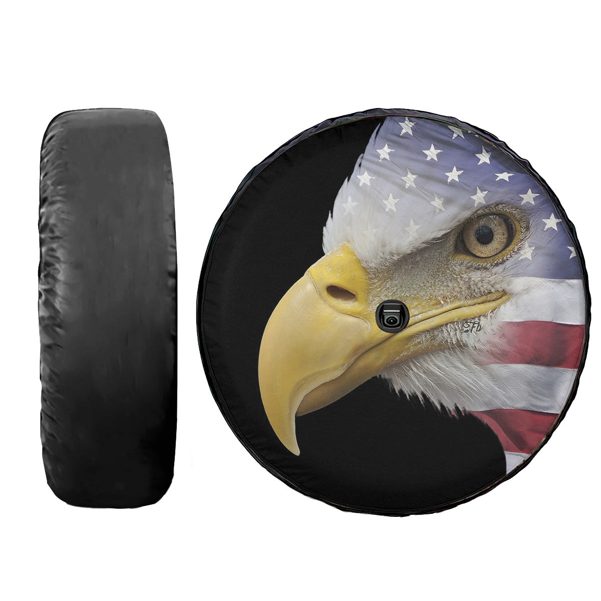 Petthouse | Eagle American Flag Independence Day Spare Tire Cover American Patriot Gift Car Accessories