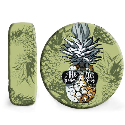 Petthouse | Pineapple Sunglasses Hello Summer Spare Tire Cover Summer Fruits Summer Vibes Wheel Cover