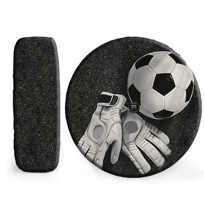 Petthouse | Football Goal Keeper Gloves Spare Tire Cover Sport Player Wheel Cover For Car New Car Gift