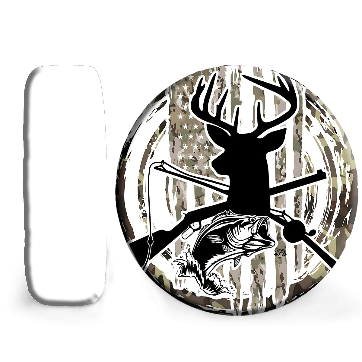 Petthouse | Deer Hunting Cover Fishing Lover Cover Hunting Season Tire Wrap Car Decoration