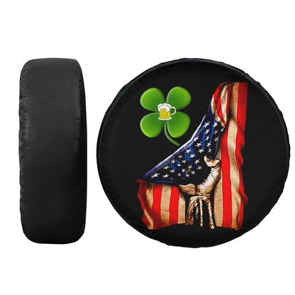 Petthouse | Christian Spare Tire Cover Religious Tire Cover Clover Tire Wrap Jesus Tire Cover Car Decor