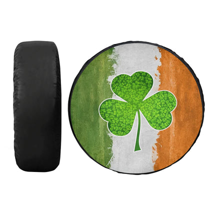 Petthouse | Irish Shamrock St Patricks Day Decoration Cute Spare Tire Cover Irish Flag Wheel Cover Irish Gifts