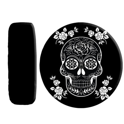 Petthouse | Sugar Skull Spare Tire Cover Happy Halloween's Day Truck Decoration Friends Gift