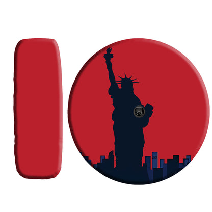 Petthouse | Statue Of Liberty American Spare Tire Cover Happy 4th Of July Independence Day Car Accessory