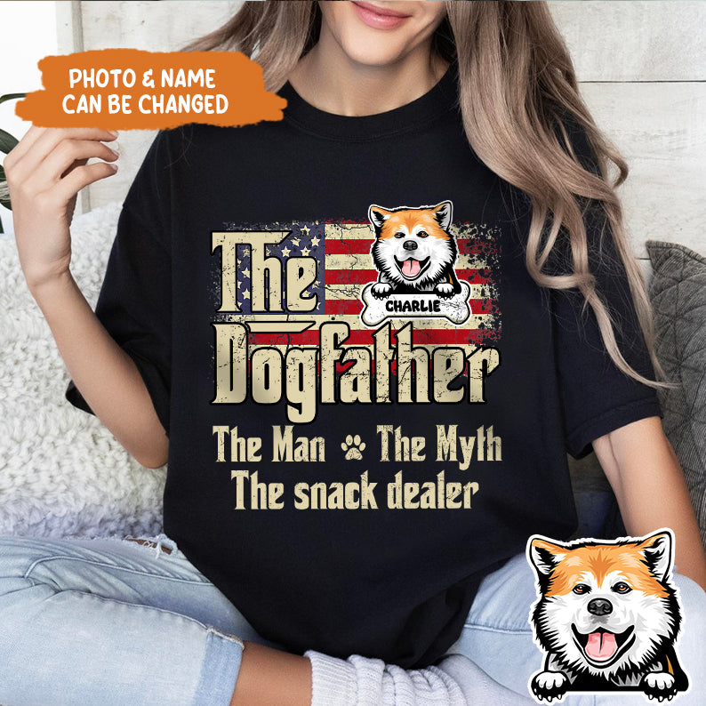 Petthouse | Personalized The Dog Father T Shirt, Dog Dad Shirt, Father's Day Gift, Dog Lovers