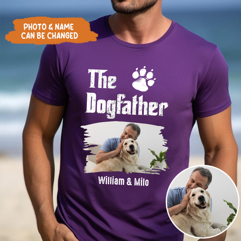 Petthouse | Personalized The Dog Father Shirt, Dog Lovers, Father's Day Gift Unisex Shirt