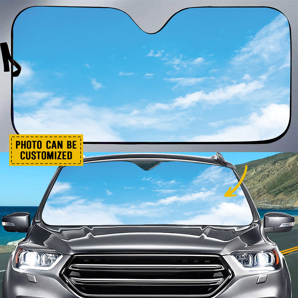 Petthouse | A Bunch Of English Bulldog Windshield Sun Shade Customized Photos Car Shade Dog Driving