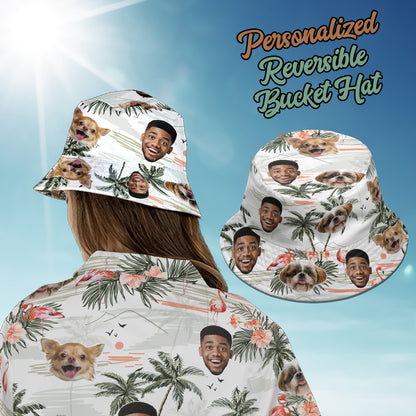 Petthouse | Custom Hawaiian Shirt With Face For Men, Funny Tropical Floral Summer Button Down